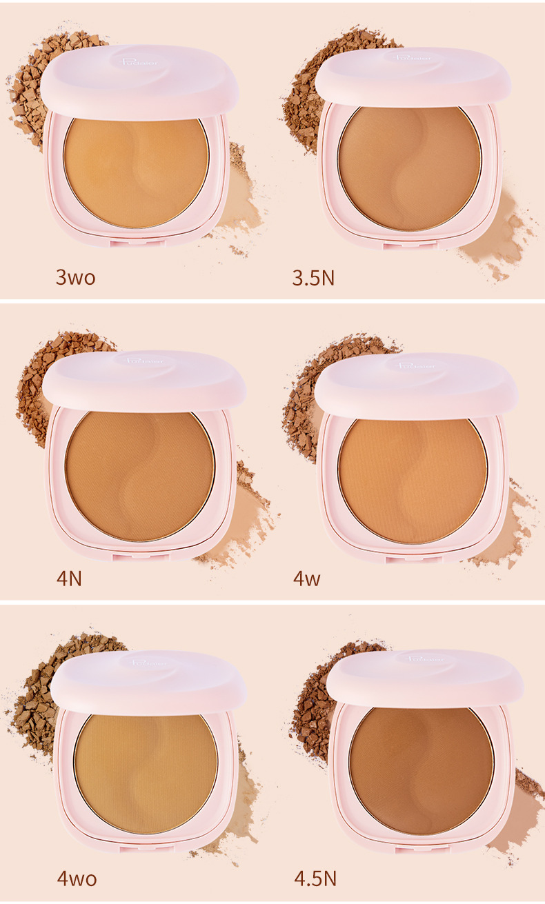 Fond de machiaj Pudaier, corector rezistent la apă cu miere, pudră pentru controlul sebumului_voghion.com