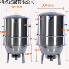 便携式烧烤炉无烟烧烤吊炉户外家用商用架子鸡鸭羊排熏肉