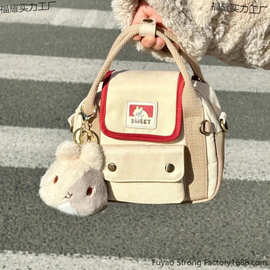 佳能单反相机包可爱单肩斜挎包少女包包手提包新款时尚外出小背包