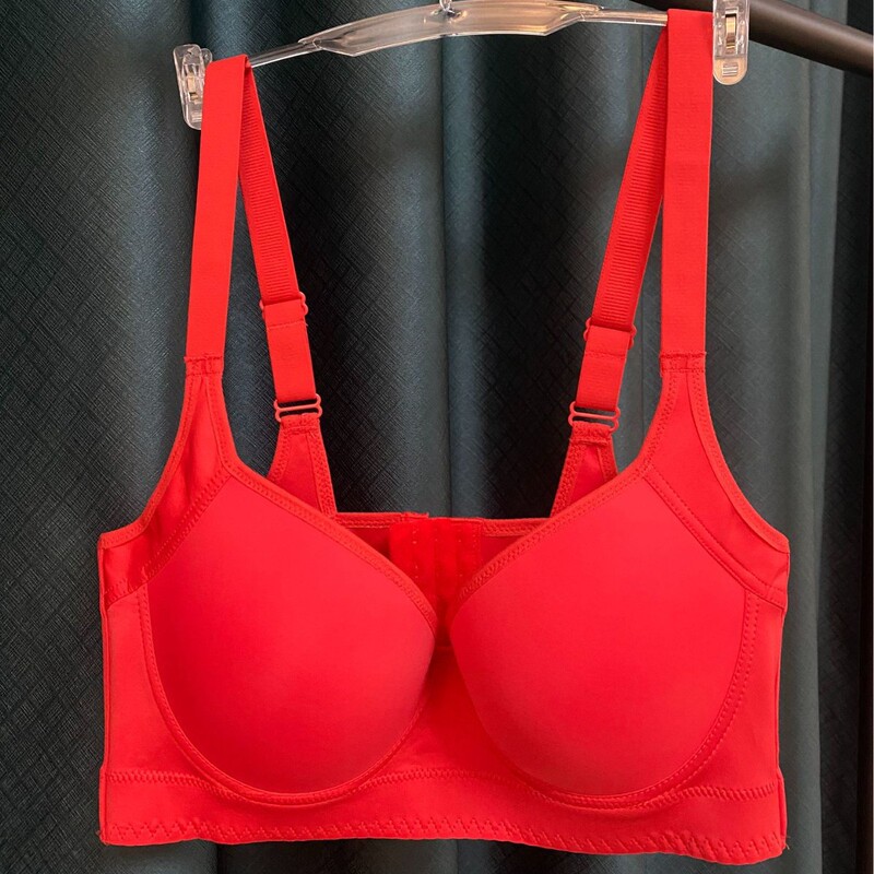 Cross-Border Plus-Size Seamless Soft Underwire Bra, Push-Up Adjustable High-End Bra, Seamless Sexy Lingerie