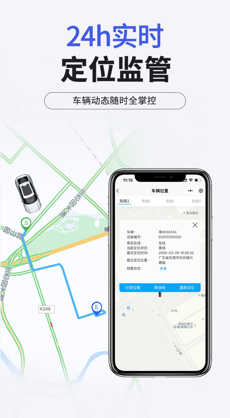 Beidou Gps Locator, Remote Oil and Power Cut-Off, Digital Car Key, Car Anti-Theft, Digital Car Key, Fleet Management