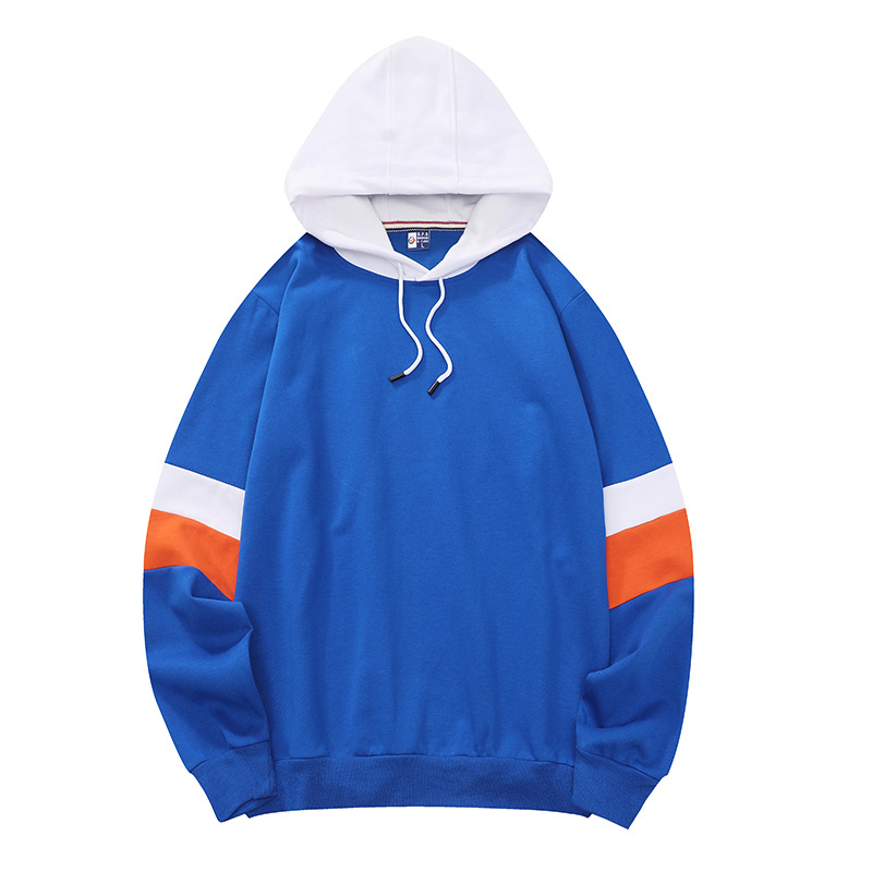 Camiseta de publicidad de algodón de costura de otoño y invierno con mangas largas con capuzas ropa deportiva de trabajo camiseta impresa personalizada logotipo