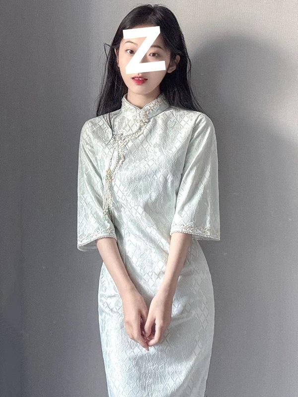温婉淑女范旗袍2025春款改良版新中式国风年轻款日常气质显白|undefined