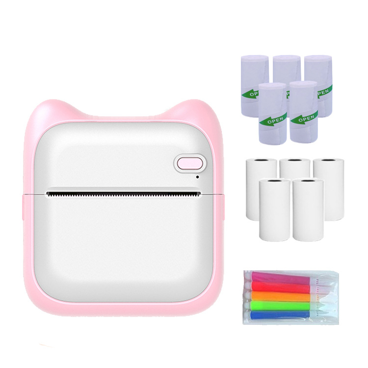 Nuevo A31 etiqueta adhesiva impresora térmica portátil teléfono móvil Bluetooth Mini estudiante impresora pregunta equivocada