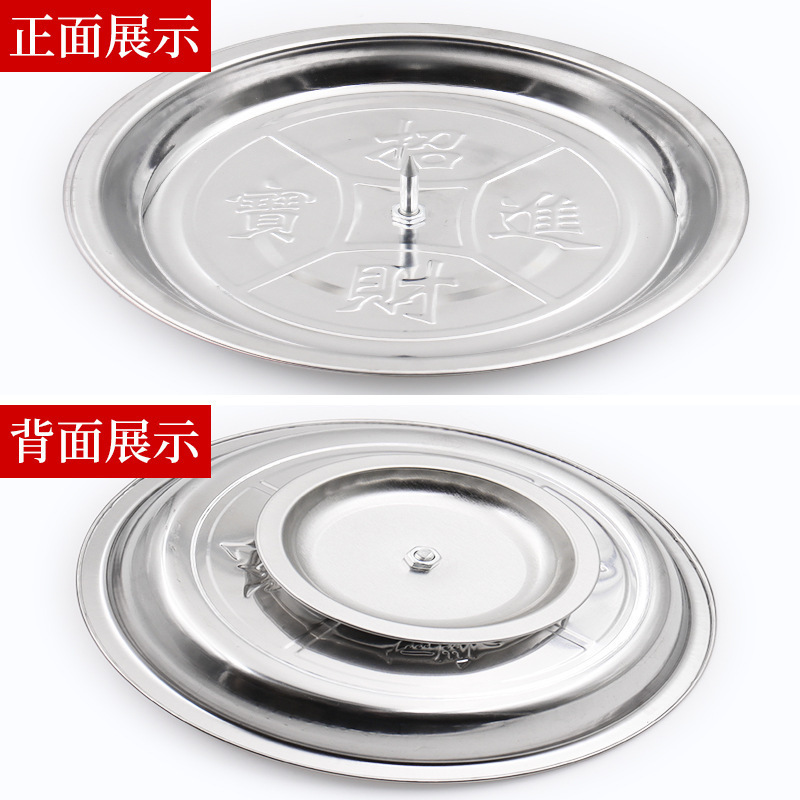 Stainless Steel Moxa Stick Holder Tray with Solid Wood Base and Extinguisher Cap for Moxibustion preparation