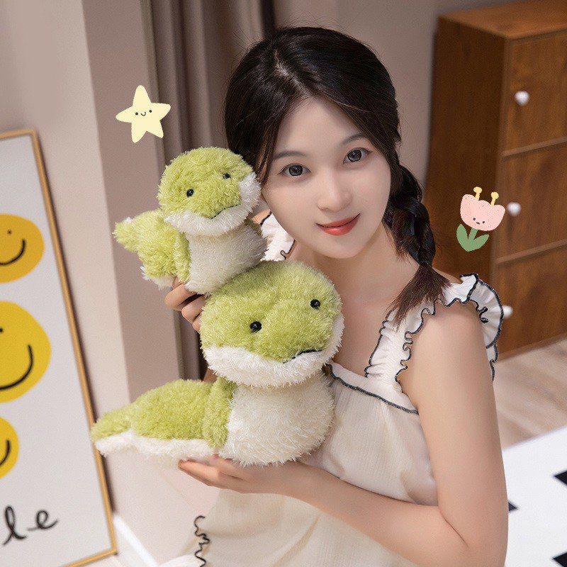 Realistic Curly Haired Plush Doll Soft Stuffed Toy For Children_voghion.com