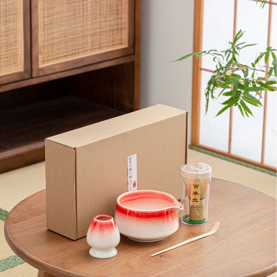 Caixa de regalo de estilo japonés de la dinastía Song, set de herramientas para ordenar té Matcha Matcha