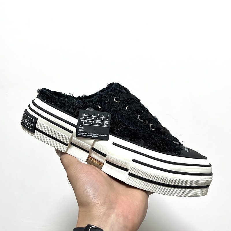 Wu Jianhao Swan Canvas Shoes レディース 厚底加硫スニーカー ぬいぐるみ スパンコール カジュアル カップル ペディシャー シューズ