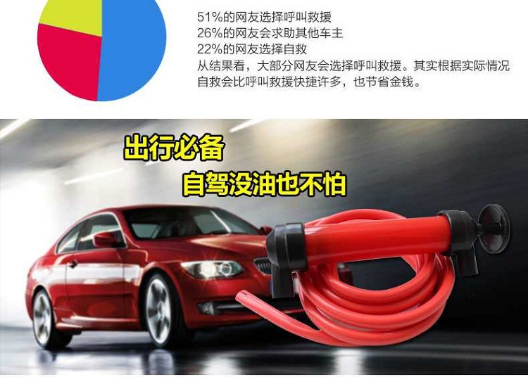 Car Oil Extractor Oil Changer Household Water Pump Manual Oil Pump Car Motorcycle Emergency Tool Opp Bag