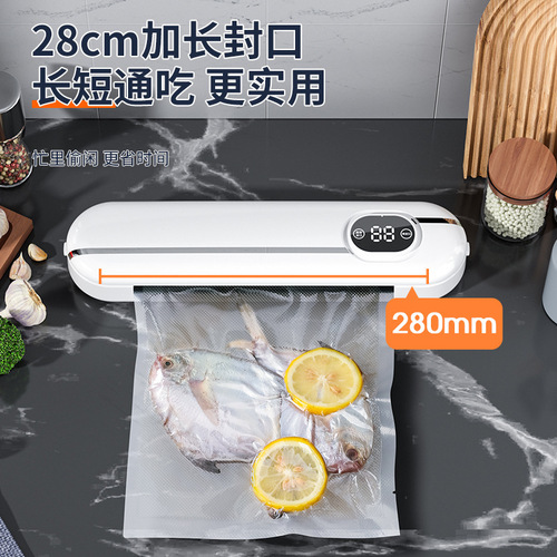 Automatic vacuum sealing machine, vacuum packaging machine, household food small plastic sealing machine, vacuum machine, sealing and preservation machine