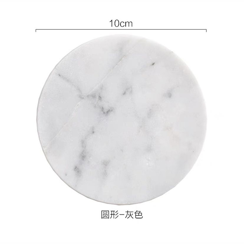 Nordic ins creativo bandeja de la montaña de mármol natural Nordic aislamiento térmico estera de café joyería pantalla accesorios de fotos