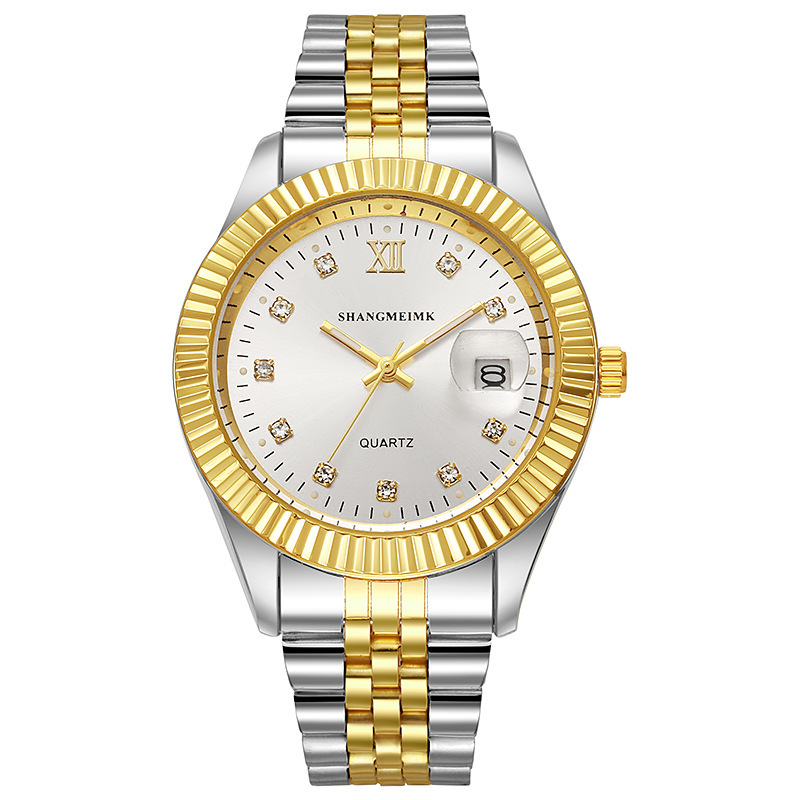 Los muchachos de negocios de transmisión en vivo ven reloj de cuarzo Registro de moda reloj de comercio exterior transfronterizo reloj de hombre al por mayor