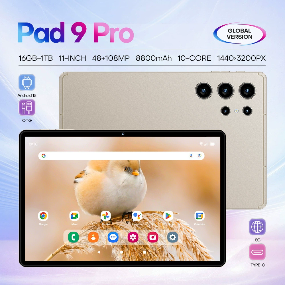 Новый планшет Pad 9 Pro 10-дюймовый 16+1Т онлайн-обучение планшет напрямую с завода