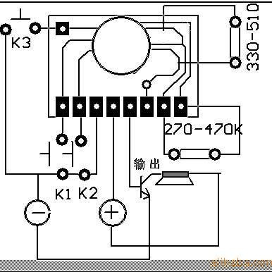 波涛IC厂供发声元件音乐芯片四声门铃音乐叮咚声语音芯片IC价可谈