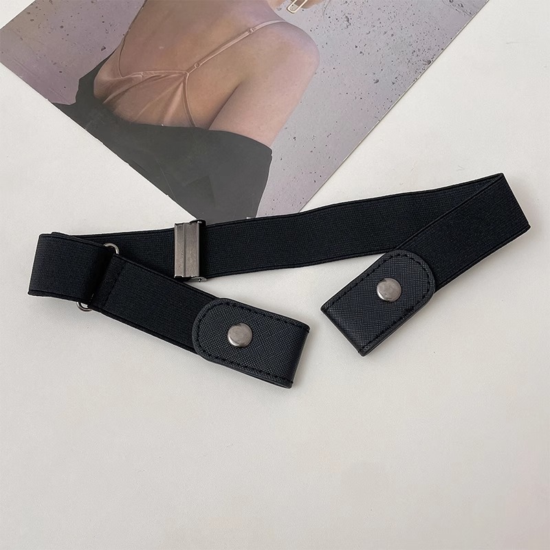 Vaqueros cinturón invisible sin costuras cintura para mujer pequeña 2025 nuevo artefacto de cintura pantalones perezosos cintura apretada