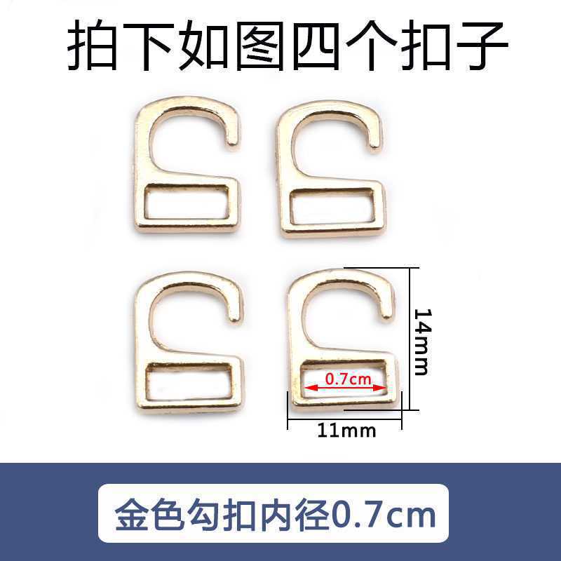 Accesorios de hardware de tacón alto hebilla de zapato de metal sandalias de mujer 8 piezas 9 zapatos redondos hebilla de cordón de botón en forma japonesa otro hogar