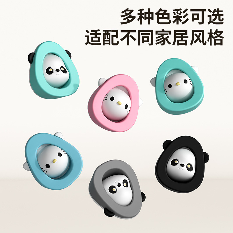 かわいいシリコンゴムのドアは穴を開けないでドアの後ろのドアを開けます。|undefined