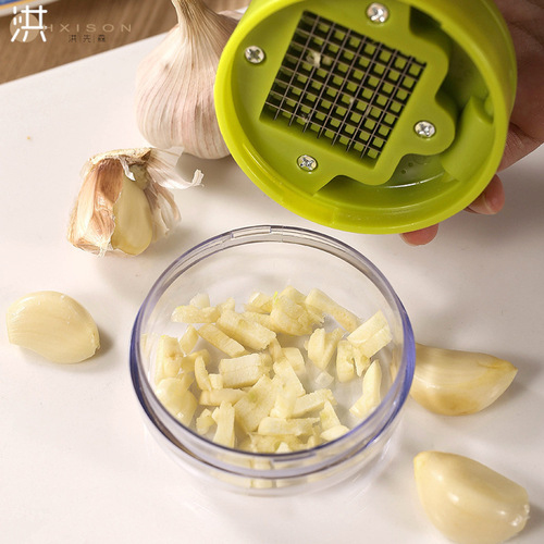 Small garlic mincer for household use, cross-border mini garlic mincer, garlic smasher, garlic press, manual garlic mincer