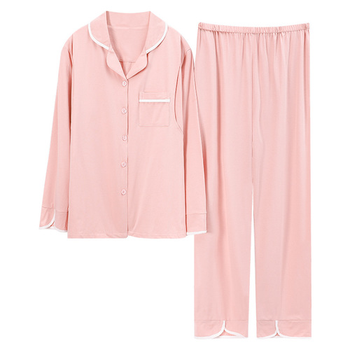 High-end modal confinement clothes, cool cotton summer thin maternity suits, postpartum spring and autumn nursing pajamas, home clothes