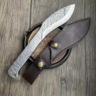 Longquan all-steel hand-forged kitchen knife meat knife stainless steel bone knife bone knife outdoor sharp knife wholesale
