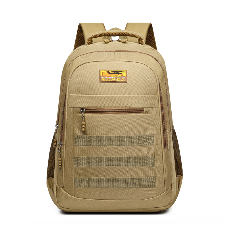 Procesamiento de mochila de viaje al aire libre Mochila de viaje de gran capacidad para hombres Mochila de viaje de ocio con logotipo impreso