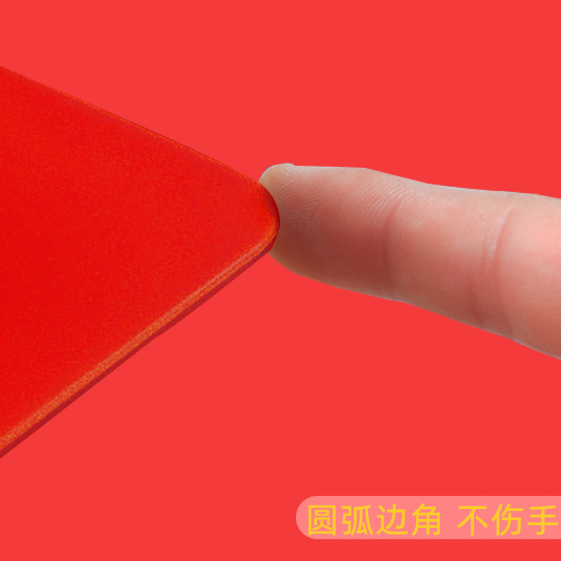 A4 carpeta roja engrosada carpeta transparente china carpeta de recitación simple carpeta de discursos carpeta de papel a4