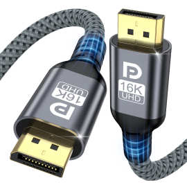 dp线2.1版4k240hz高清高刷笔记本电脑显卡显示器16k高清视频线