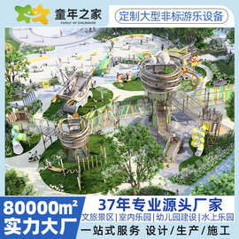 文旅景区公园儿童游乐设备厂家儿童乐园亲子乐园无动力游乐设施