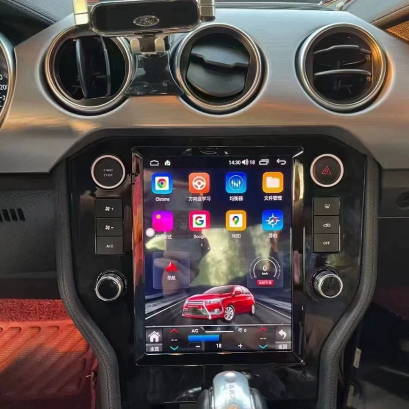 Совместимо с Ford Mustang 2015-2021 Android навигация All-in-One 10,4 дюйма восьмиядерный с Carplay кроссбор