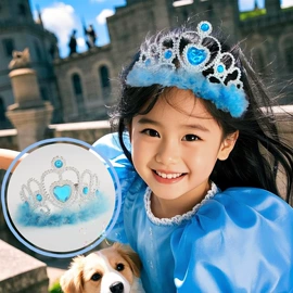 化妆服饰道具;儿童发饰;皇冠