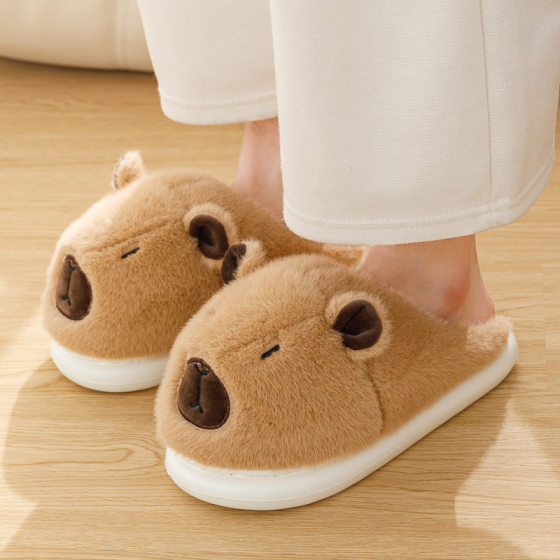 New Kapi Bala cotton shoes women's outdoor wear indoor home non-slip warm plush home couples cotton slippers wholesale