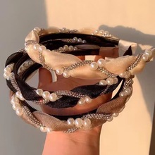 新款韩国发饰气质蕾丝发箍女甜美洗脸头箍网红简约发卡