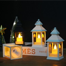 跨境圣诞蜡烛电子蜡烛灯摇摆风灯圣诞节日氛围灯摆件布置电子蜡烛