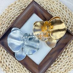 模擬花ゴールデンシルバー胡蝶蘭ヘッド DIY お土産ウェディングキャンディボックスタイラブバグ靴花ヘアピン装飾花