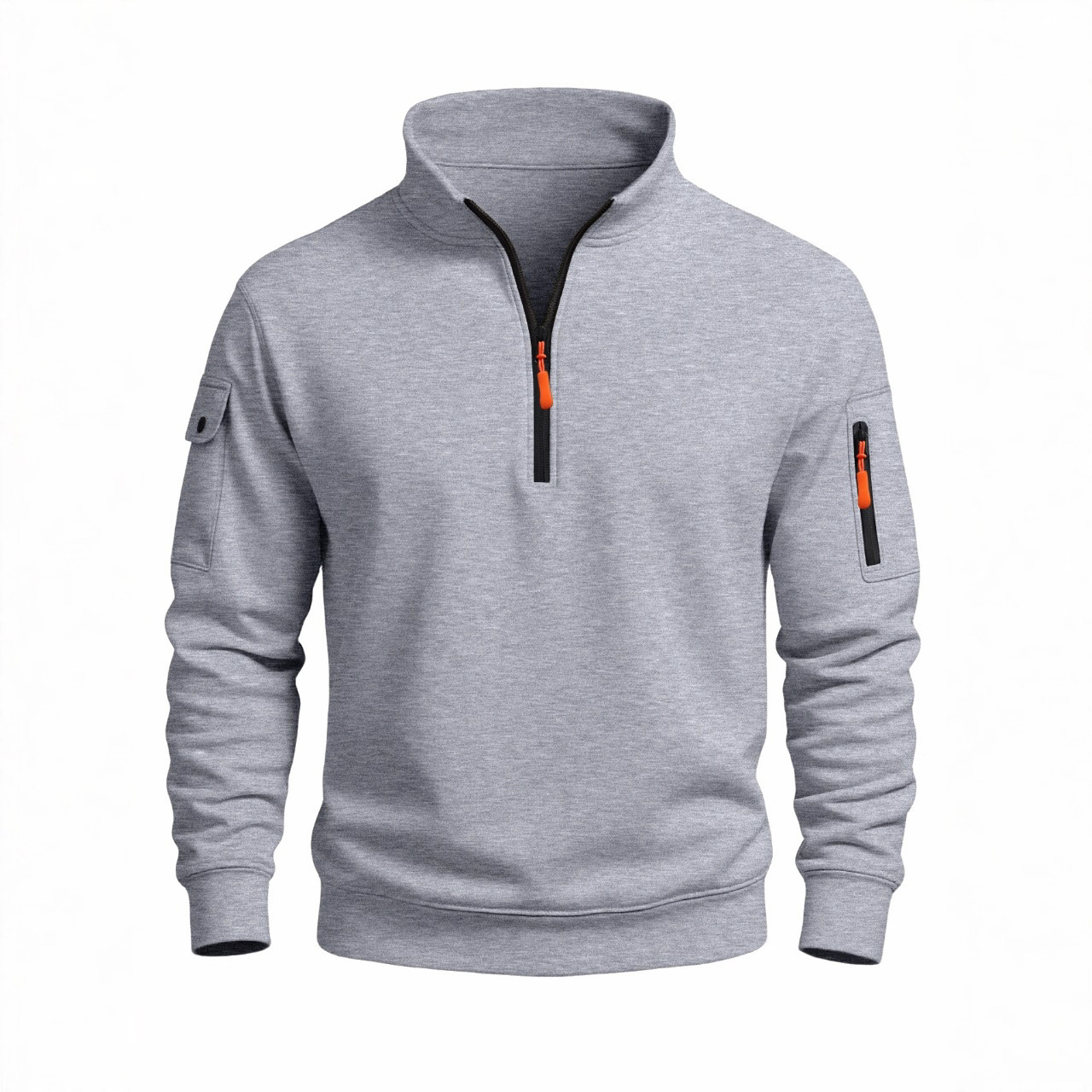 2025 Cross-Border Fashion New Spring & Fall Sports Stand-Up Collar Sweatshirt Men's Tops Men's Casual Sweatshirts