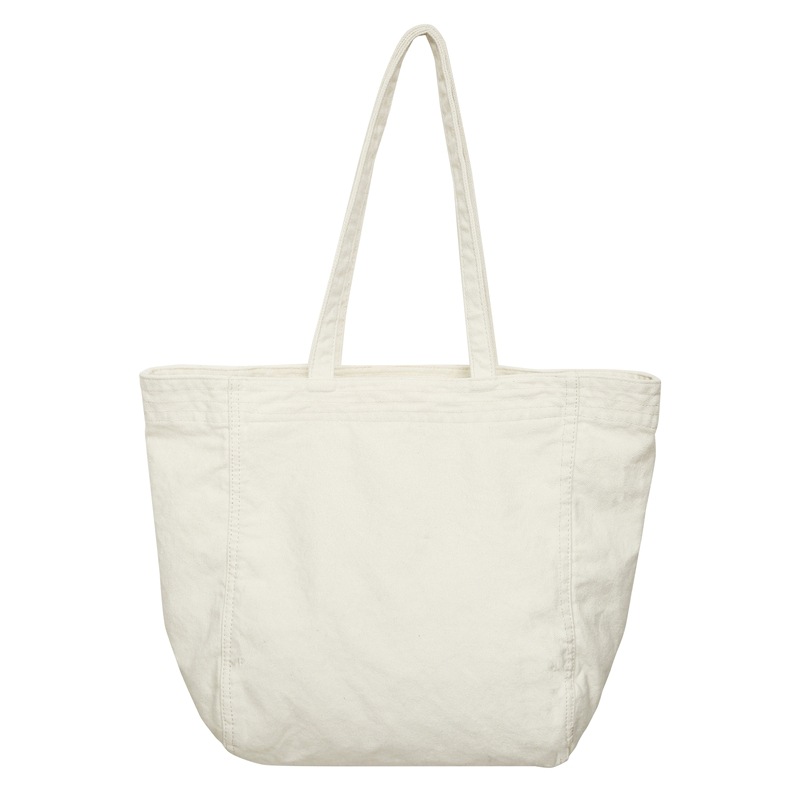 Bolso tote de lona de color sólido retro de gran capacidad de viento perezoso 2025 nuevo bolso de hombro simple de moda al por mayor