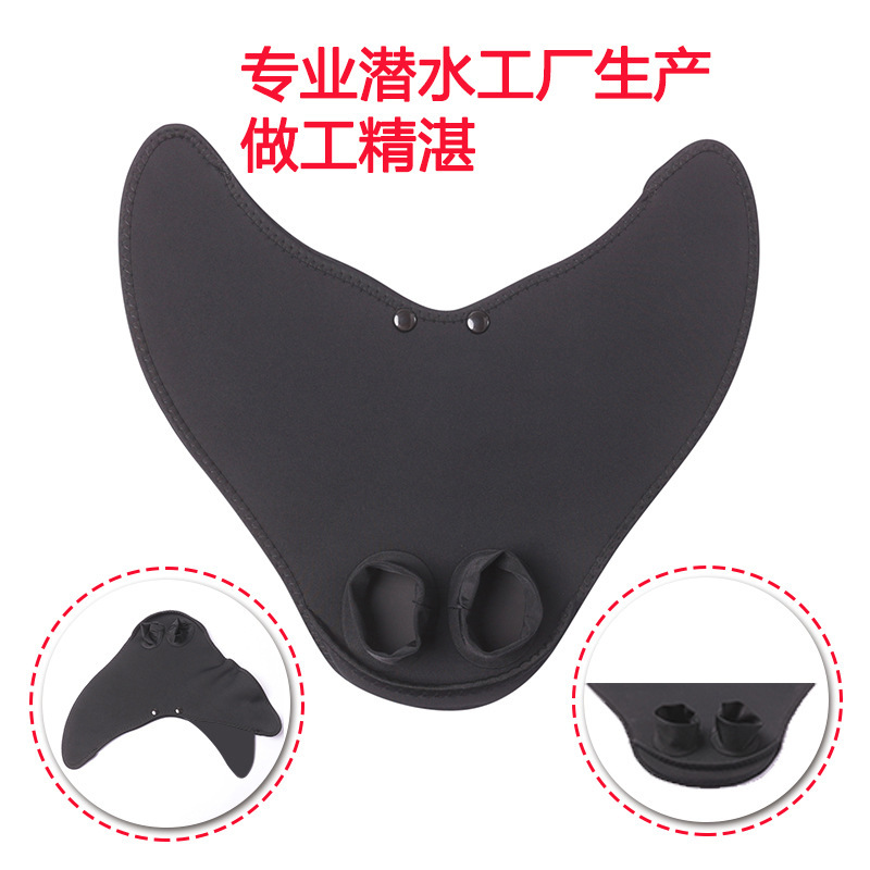 Mermaid One-Piece Fins New Single-Piece Fins for Adults and Children Double-Foot Fins Diving Equipment