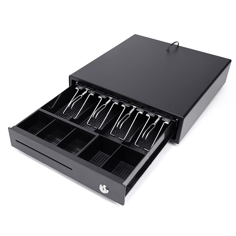 Youku 335D caja registradora de cuatro cuadrículas de tres engranajes caja registradora supermercado caja registradora comercial