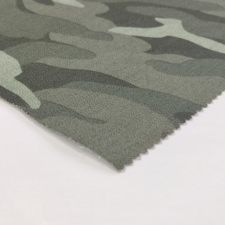 Fabricante Shaoxing al por mayor camuflaje tejido de algodón orgánico impresión digital uniforme tela