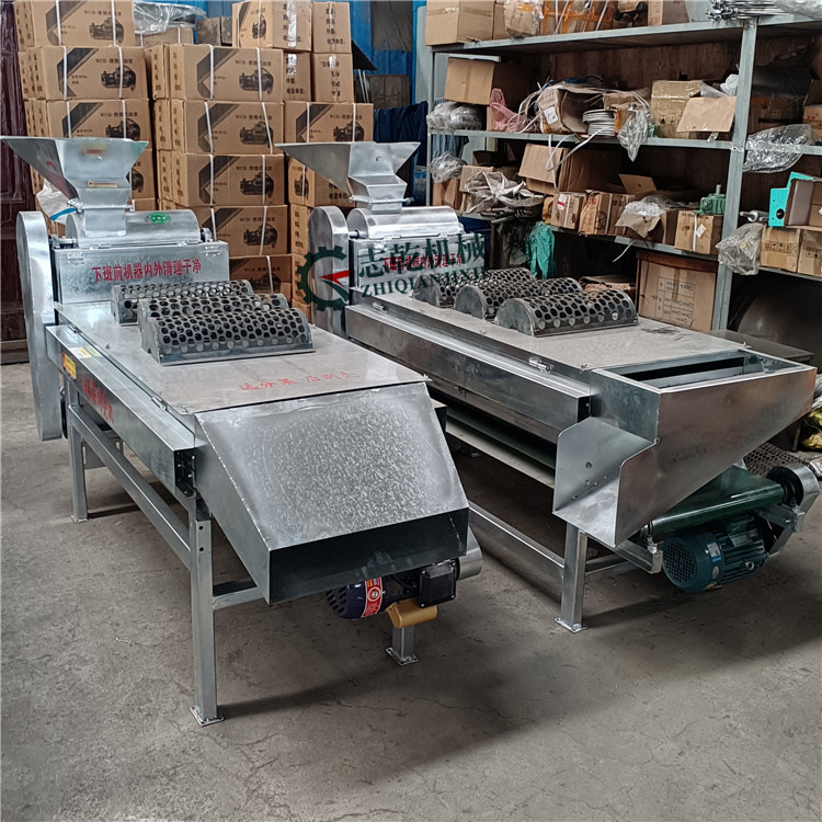 新款茶籽剥壳机 油茶籽山茶籽剥壳筛分一体机 绿茶果剥壳机厂家