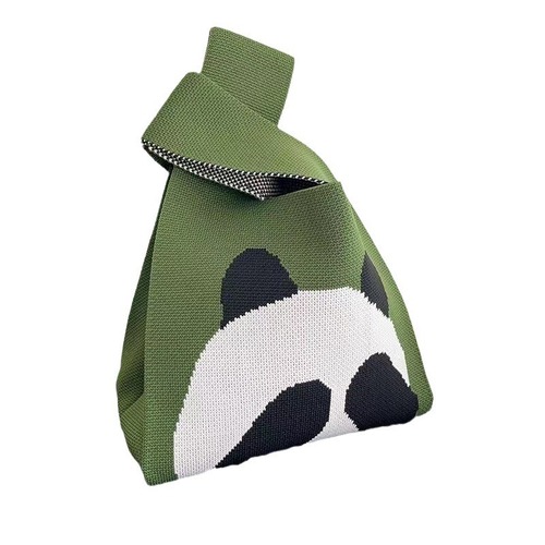 Korean INS knitting shoulder bag for women, small square bag, New Year knitting bag, hand-held bag, knitting shoulder bag, cross-body