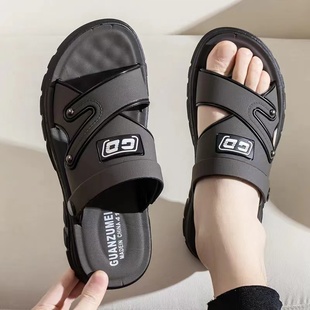 Sports Beach Sandals Men's 2025 New Summer Outer Wear Can Be Used in the Water Non-Slip Dual-Purpose Casual Thick-Soled Sandals