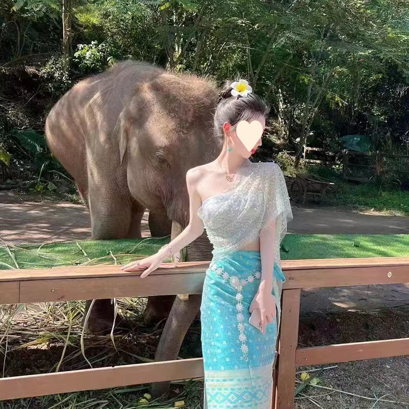新しい西双版納ダイ族服インターネット有名人旅行写真スタジオ写真スリーピースエスニックステージ衣装クロスボーダー|undefined