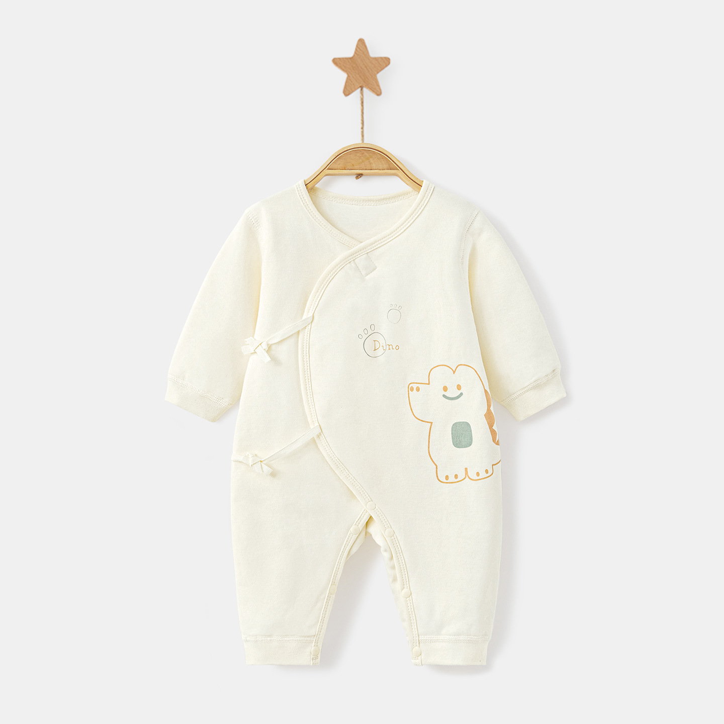 Ropa de bebé recién nacido otoño y invierno nacimiento 0 calor marzo delgado monje de algodón pellizco para niños pequeños harp, bebé recién nacido camiseta image 9