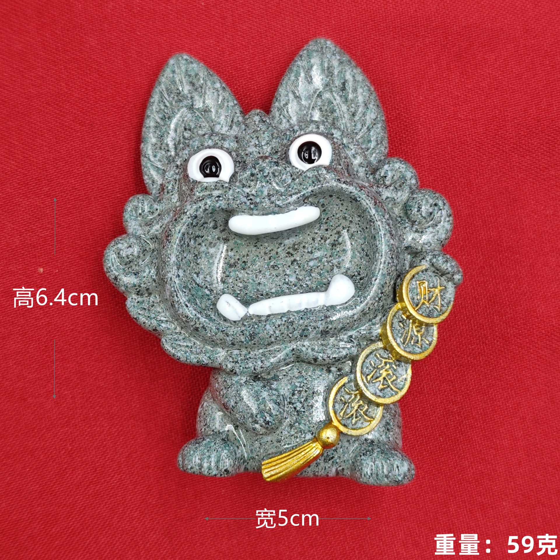 Marmol (múltiples monedas de cobre) Tile Cat (pegatinas de refrigerador)