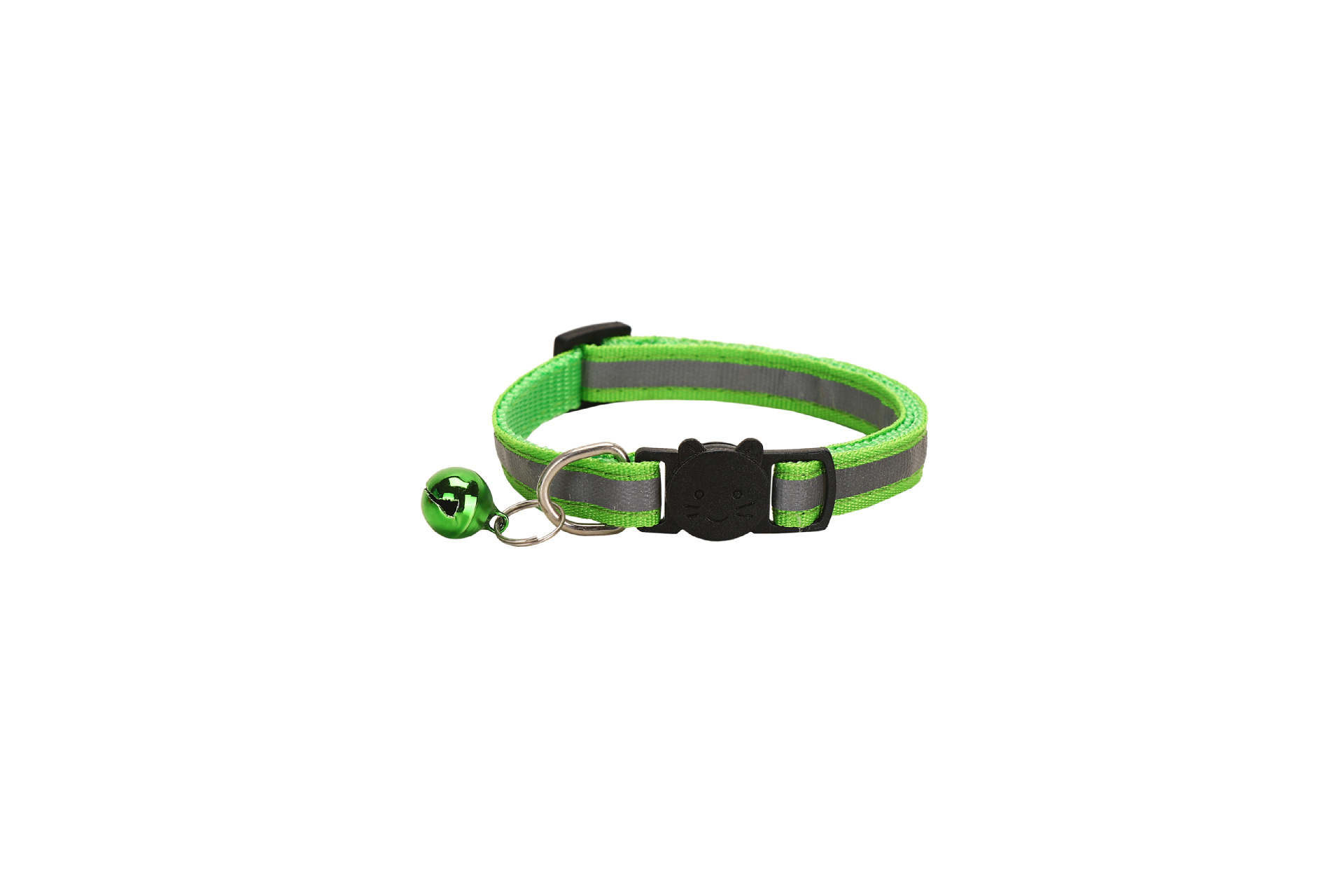 Nuevo collar de gato reflectante Airtag con campana localizador collar de silicona reflectante en stock