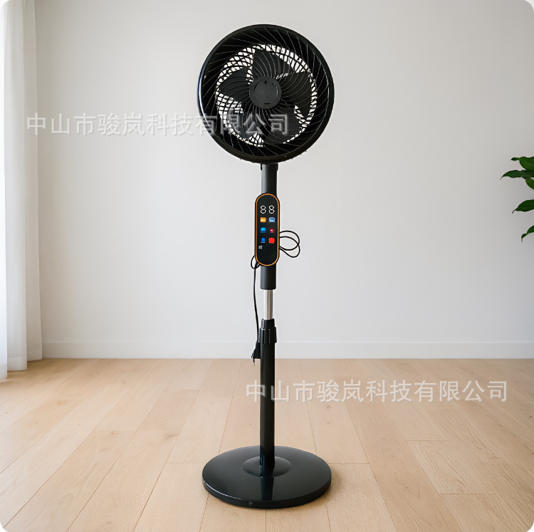 Ventilador de circulación de aire transfronterizo, nuevo ventilador eléctrico para uso doméstico, ventilador de pie, ventilador de turbina vertical silencioso para dormitorio.