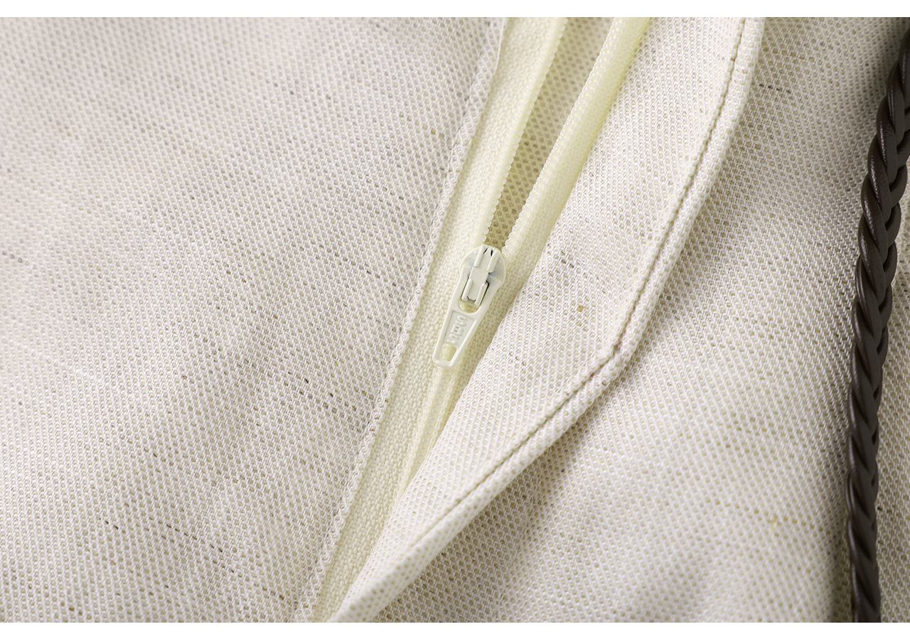 Quần culottes nữ ống rộng chất liệu linen phối sợi tencel, cạp cao dáng suông, mặc mùa hè thoáng mát — Xanh lông mòng đen chi tiết 32