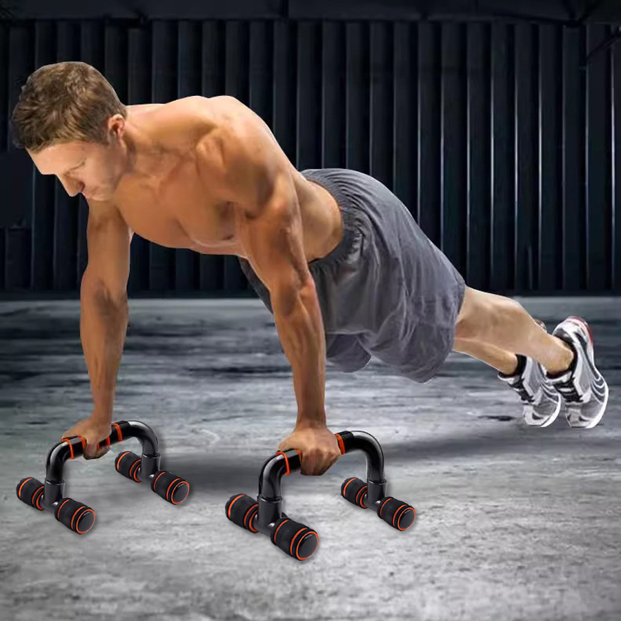 I-shaped push-up support training board for home chest muscle, back muscle and abdominal muscle fitness training aid push-up for men