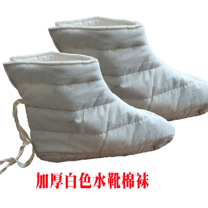 Cold storage warm cotton socks rain boots liner miner socks underground cotton foot cover winter home thickened cold-proof cotton socks